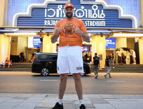 Tyson Fury visits Muay Thai Stadium in Bangkok
