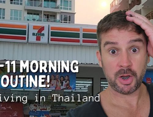 My 7-11 daily morning routine in Thailand!