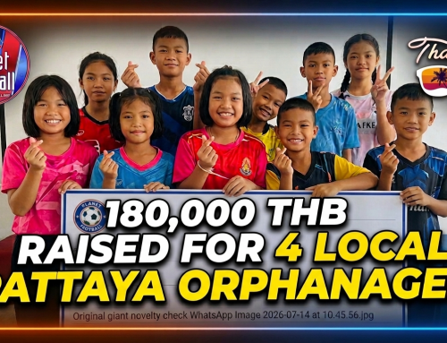 Football making a real difference in Pattaya.